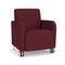 Lesro Siena Lounge Reception Guest Chair w/ Front Casters, 27 in W 29.5 in L 32.5 in H SN1101 - alternate 1